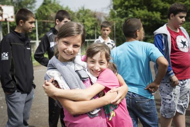 Děvčata - tábor Mukačevo