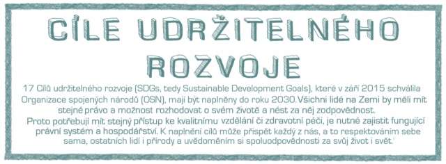 17 cílů udržitelného rozvoje