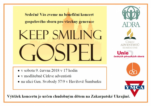 Benefiční koncert 9.6.2018